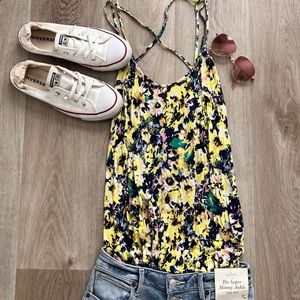 Floral Strappy Blouse
